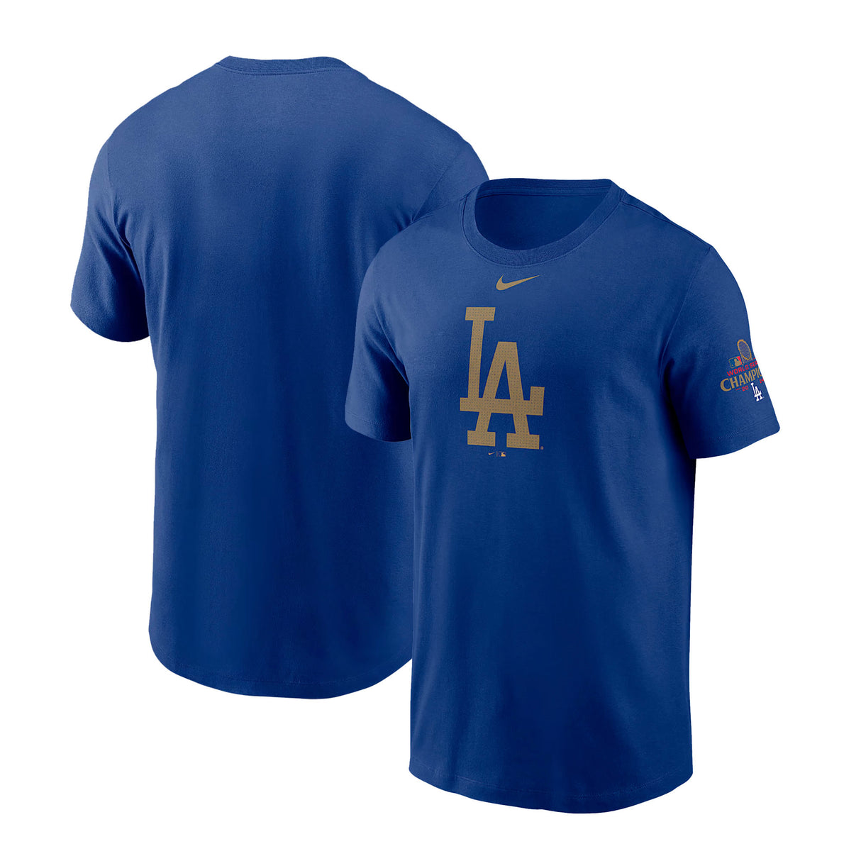 Los Angeles Dodgers Nike Royal 2025 Gold Collection LA Logo T-Shirt