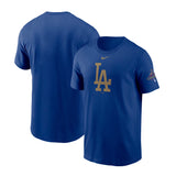 Los Angeles Dodgers Nike Royal 2025 Gold Collection LA Logo T-Shirt