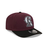 California Angels Cooperstown Collection Maroon & Black 9SEVENTY Stretch Snap Hat