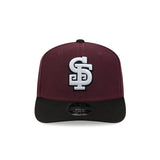 San Francisco Giants Maroon & Black 9SEVENTY Stretch Snap Hat