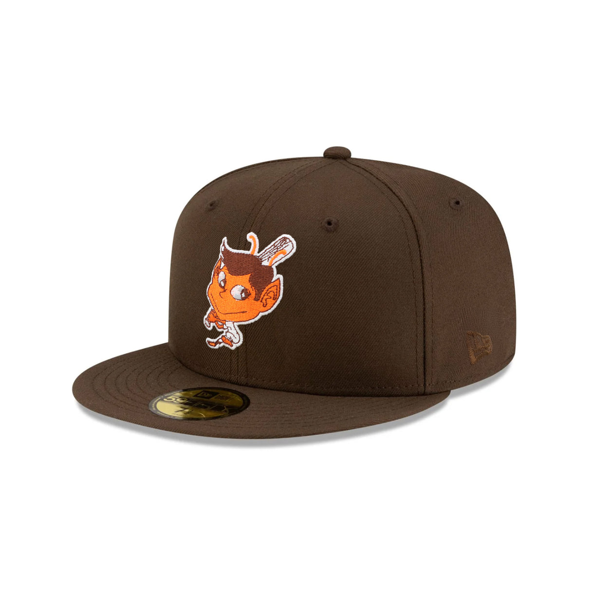 Cleveland Guardians Cooperstown Chief Wahoo Brown 59FIFTY Fitted Hat
