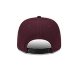 Texas Rangers Maroon & Black 9SEVENTY Stretch Snap Hat