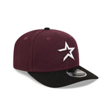 Houston Astros Maroon & Black 9SEVENTY Stretch Snap Hat
