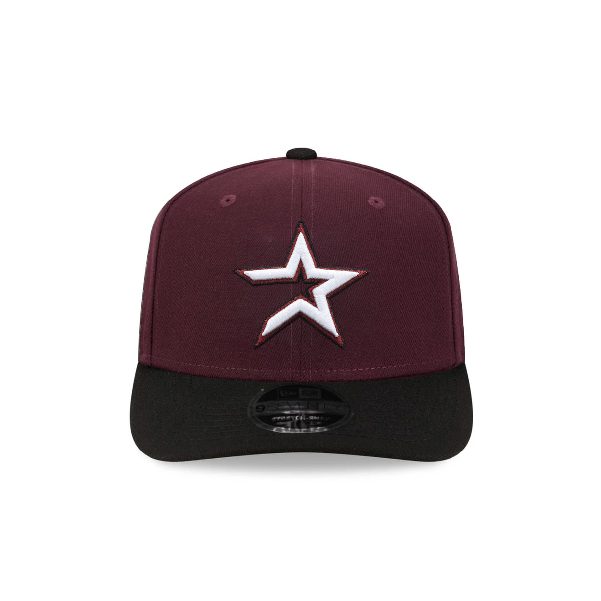 Houston Astros Maroon & Black 9SEVENTY Stretch Snap Hat
