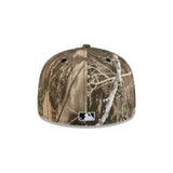 California Angels Cooperstown Collection Realtree APX Black Logo 59FIFTY Fitted Hat