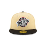 San Diego Padres Cooperstown Collection 25th Anniversary Side Patch Gold 59FIFTY Fitted Hat
