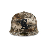 California Angels Cooperstown Collection Realtree APX Black Logo 59FIFTY Fitted Hat