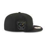 San Diego Padres Swinging Friar Go Padres Side Patch Black 59FIFTY Fitted Hat