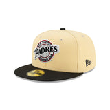 San Diego Padres Cooperstown Collection 25th Anniversary Side Patch Gold 59FIFTY Fitted Hat