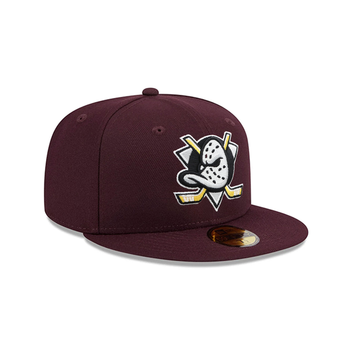 Anaheim Ducks Alternate Logo Maroon 59FIFTY Fitted Hat