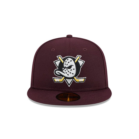 Anaheim Ducks Alternate Logo Maroon 59FIFTY Fitted Hat