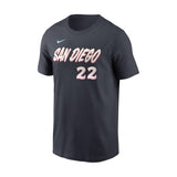 San Diego Padres Mason Miller 2026 City Connect Obsidian T-Shirt