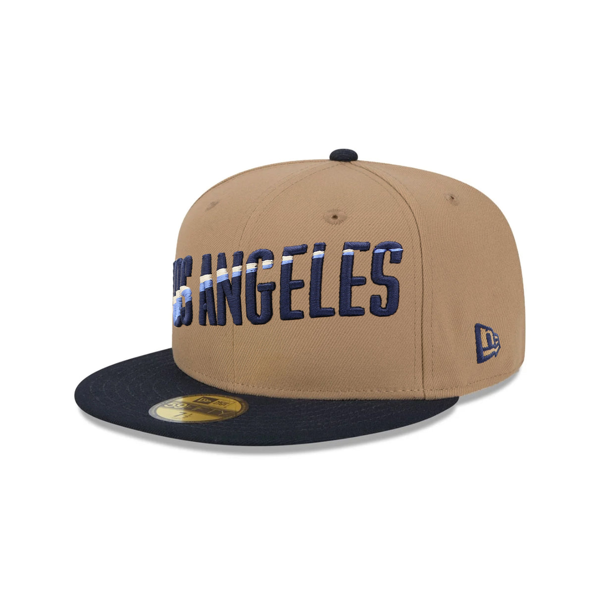 Los Angeles Angels City Connect Wordmark Khaki 59FIFTY Fitted Hat