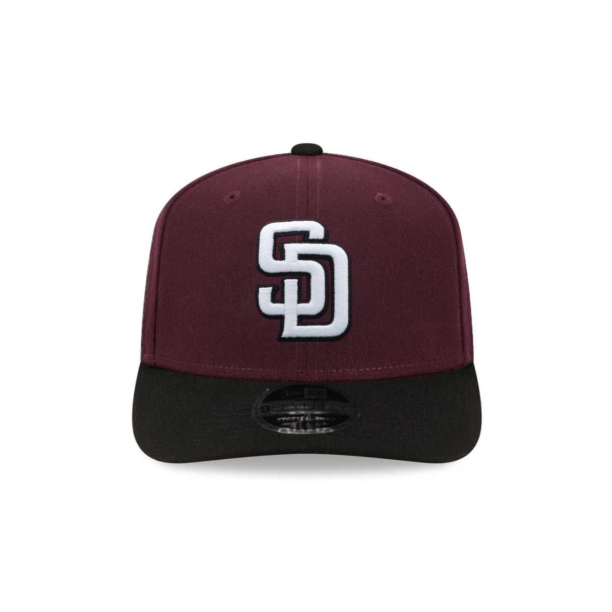 San Diego Padres Maroon & Black 9SEVENTY Stretch Snap Hat