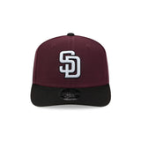 San Diego Padres Maroon & Black 9SEVENTY Stretch Snap Hat