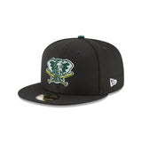 Oakland Athletics Cooperstown Elephant Logo Black 59FIFTY Fitted Hat