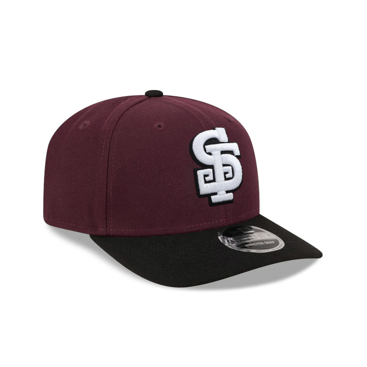 San Francisco Giants Maroon & Black 9SEVENTY Stretch Snap Hat