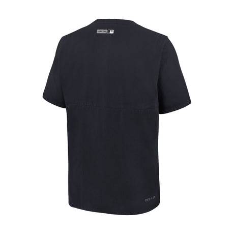 New York Yankees Navy Quarter-Zip Short Sleeve Windshirt