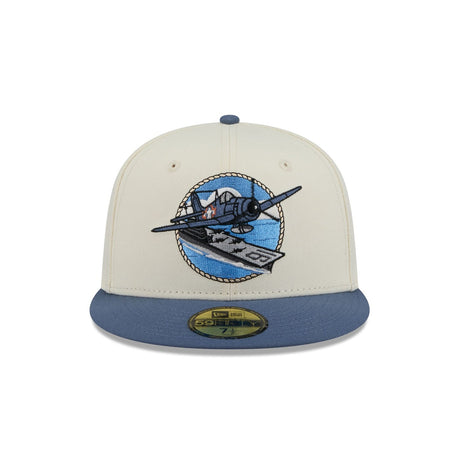Corpus Christi Hooks New Era Cream Theme Nights 59FIFTY Fitted Hat