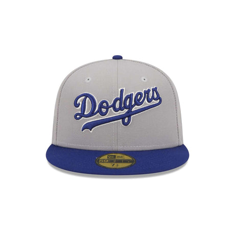 Los Angeles Dodgers 50th Anniversary Gray & Blue 59FIFTY Fitted Hat
