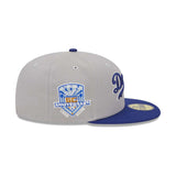 Los Angeles Dodgers 50th Anniversary Gray & Blue 59FIFTY Fitted Hat