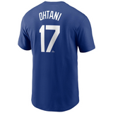 Shohei Ohtani #17 Los Angeles Dodgers Nike 2024 - Fuse Name & Number - Royal T-Shirt