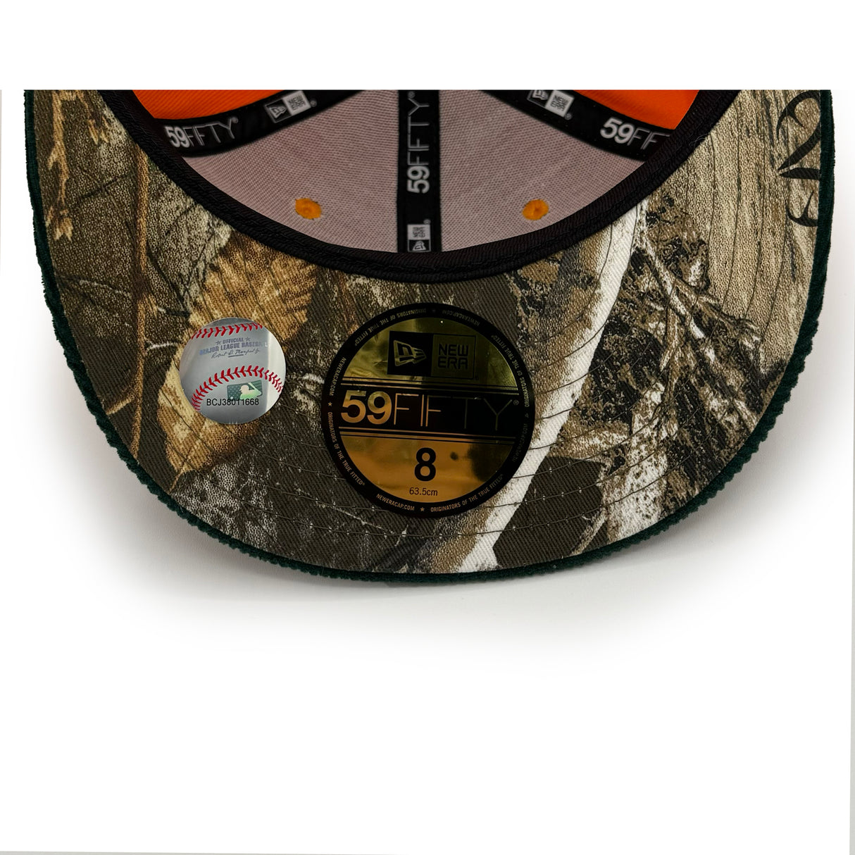 San Diego Padres Orange and Forest Corduroy REALTREE® 59FIFTY Fitted