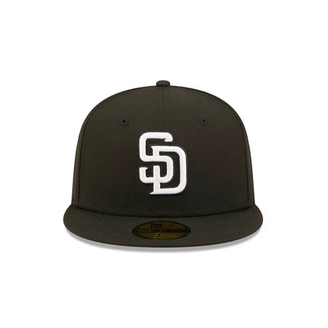 San Diego Padres Authentic Collection Black 59FIFTY Fitted