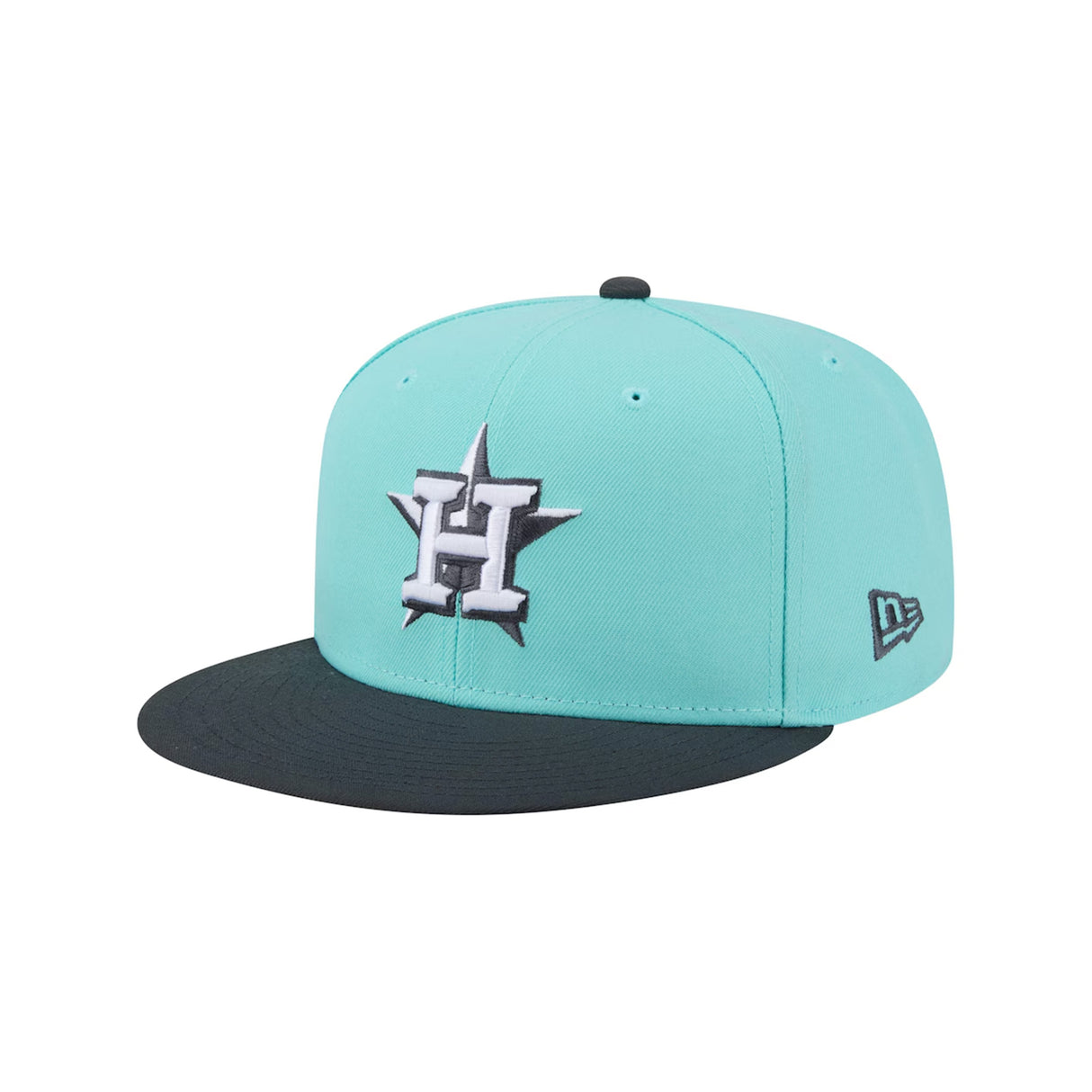 Houston Astros Two-Tone Turquoise & Charcoal 59FIFTY Fitted Hat