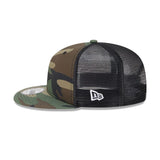 San Diego Padres Woodland Camo 9FIFTY Snapback Trucker Hat ( WHY DRAFT? )