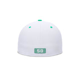 San Diego Padres Nike White/Aqua City Connect True Fitted Hat