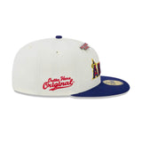 Los Angeles Angels White Big League Chew 59FIFTY Fitted