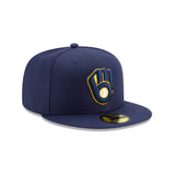 Milwaukee Brewers Home Authentic Collection On-Field 59FIFTY Fitted