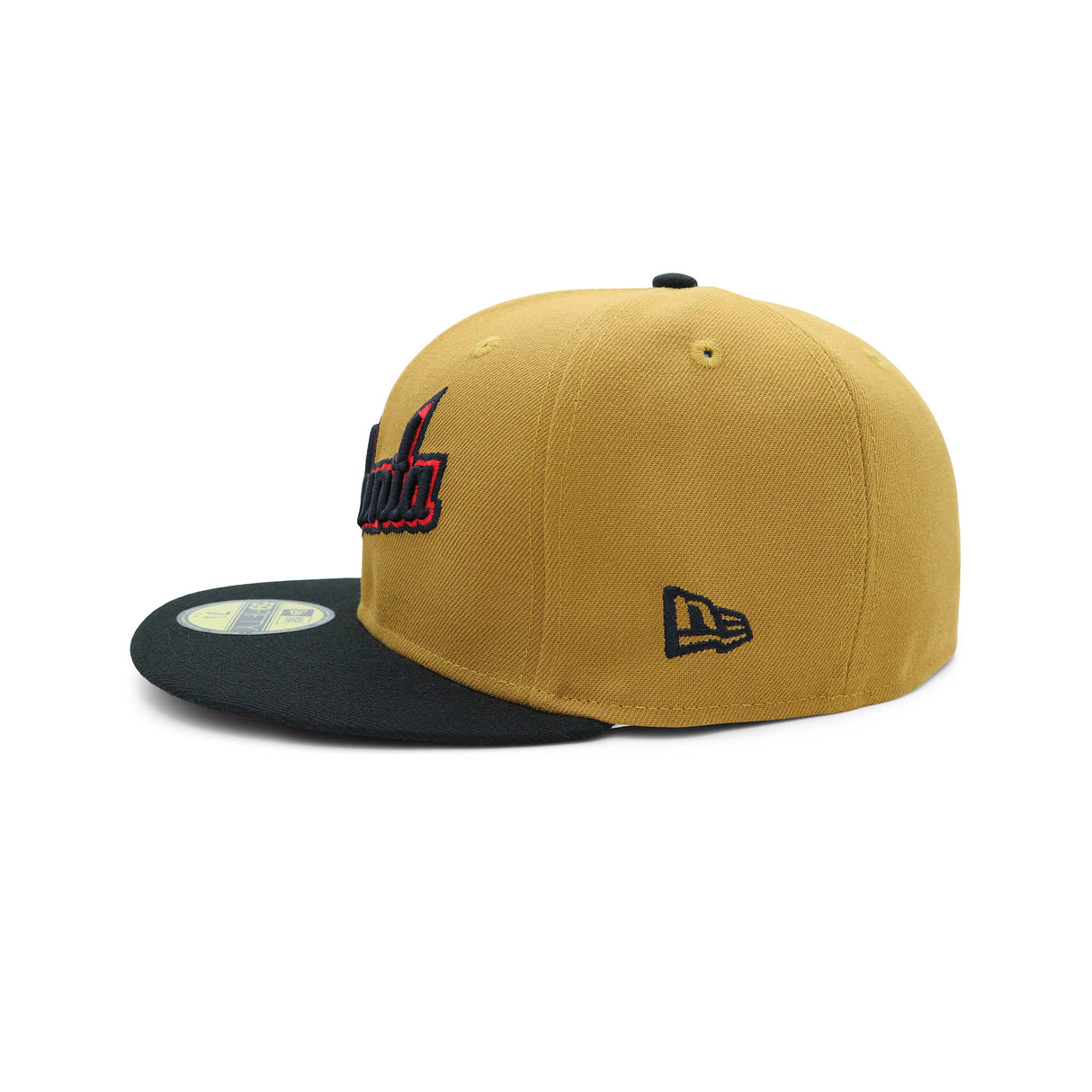 Atlanta Braves Script Molten Red & Caramel 59FIFTY Fitted