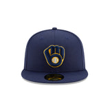 Milwaukee Brewers Home Authentic Collection On-Field 59FIFTY Fitted