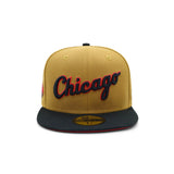 Chicago White Sox Script Molten Red & Caramel 59FIFTY Fitted