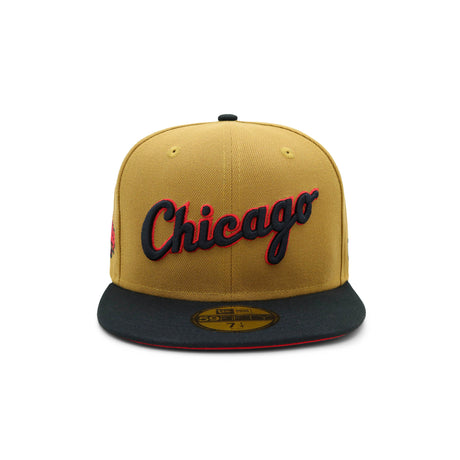 Chicago White Sox Script Molten Red & Caramel 59FIFTY Fitted