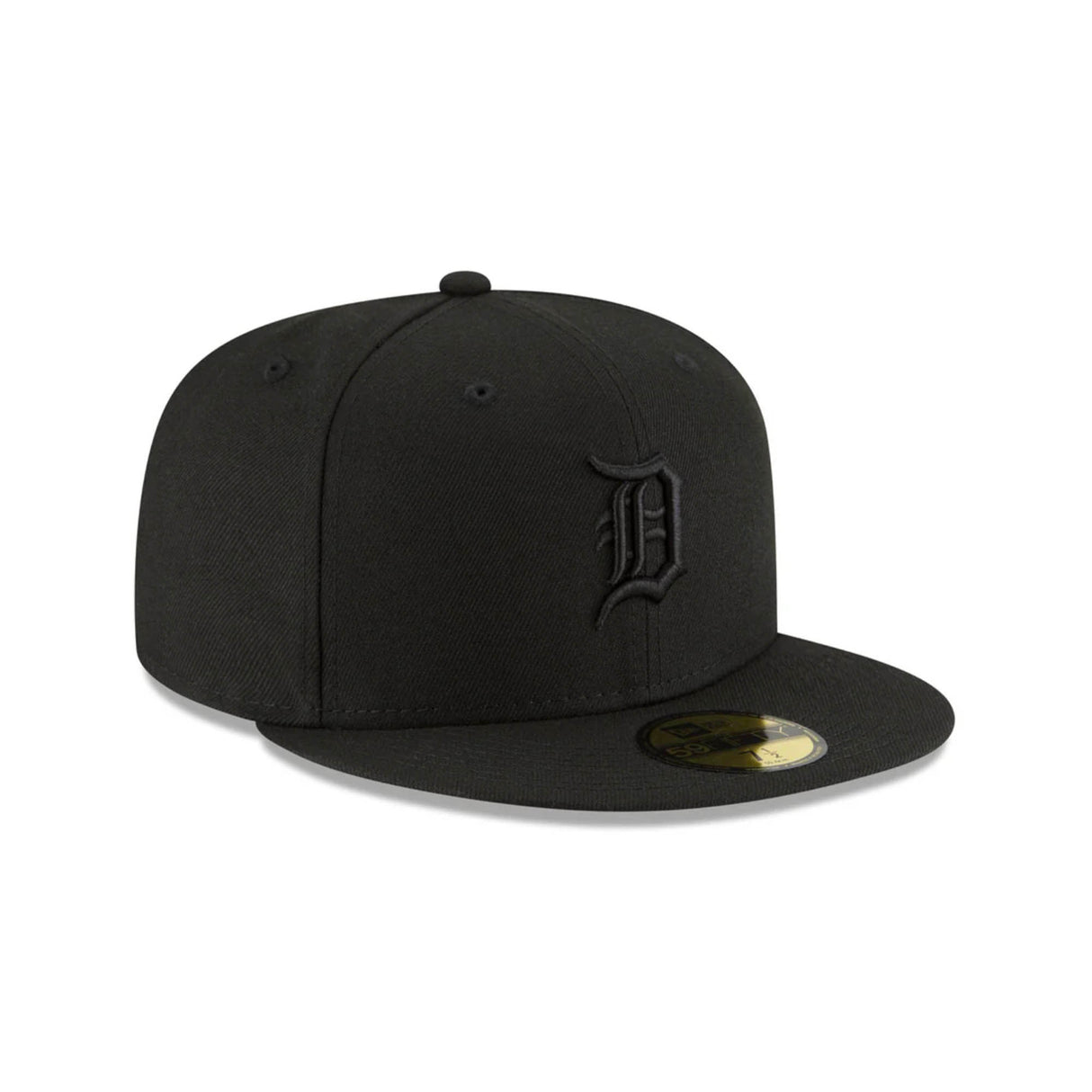 Detroit Tigers  Basic Black on Black 59FIFTY Fitted