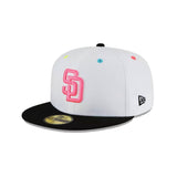 San Diego Padres Art Pop 50th Anniversary Patch 59FIFTY Fitted