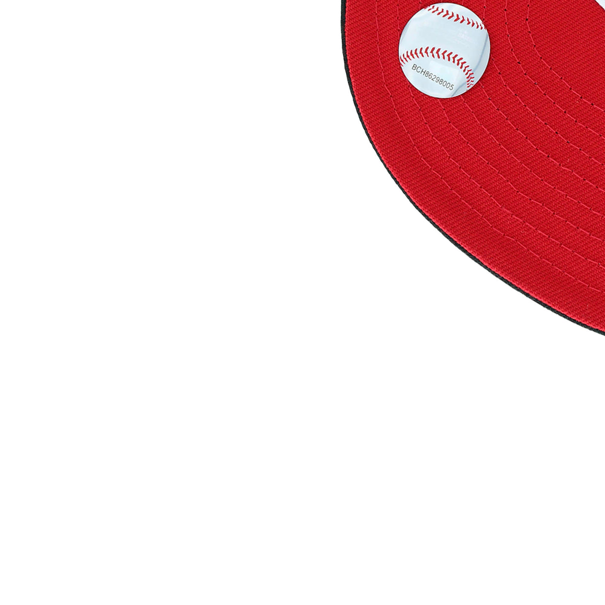 Atlanta Braves Script Molten Red & Caramel 59FIFTY Fitted
