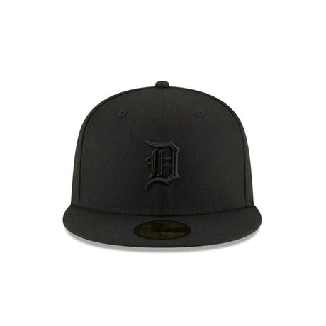 Detroit Tigers  Basic Black on Black 59FIFTY Fitted