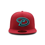 Arizona Diamondbacks Aqua Heat 59FIFTY Fitted