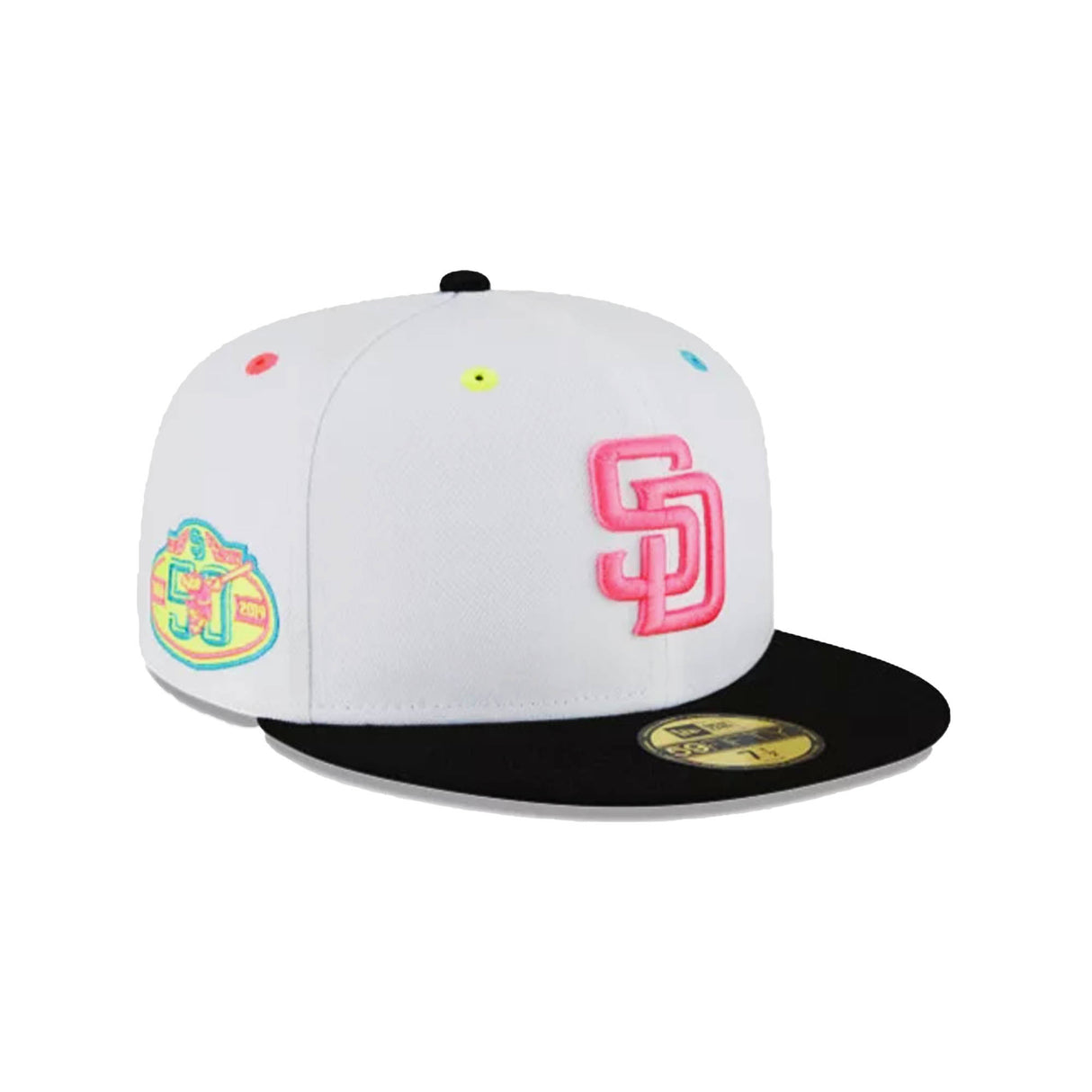 San Diego Padres Art Pop 50th Anniversary Patch 59FIFTY Fitted