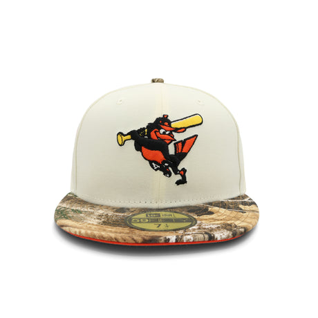 Baltimore Orioles REALTREE® Camo Red 59FIFTY Fitted