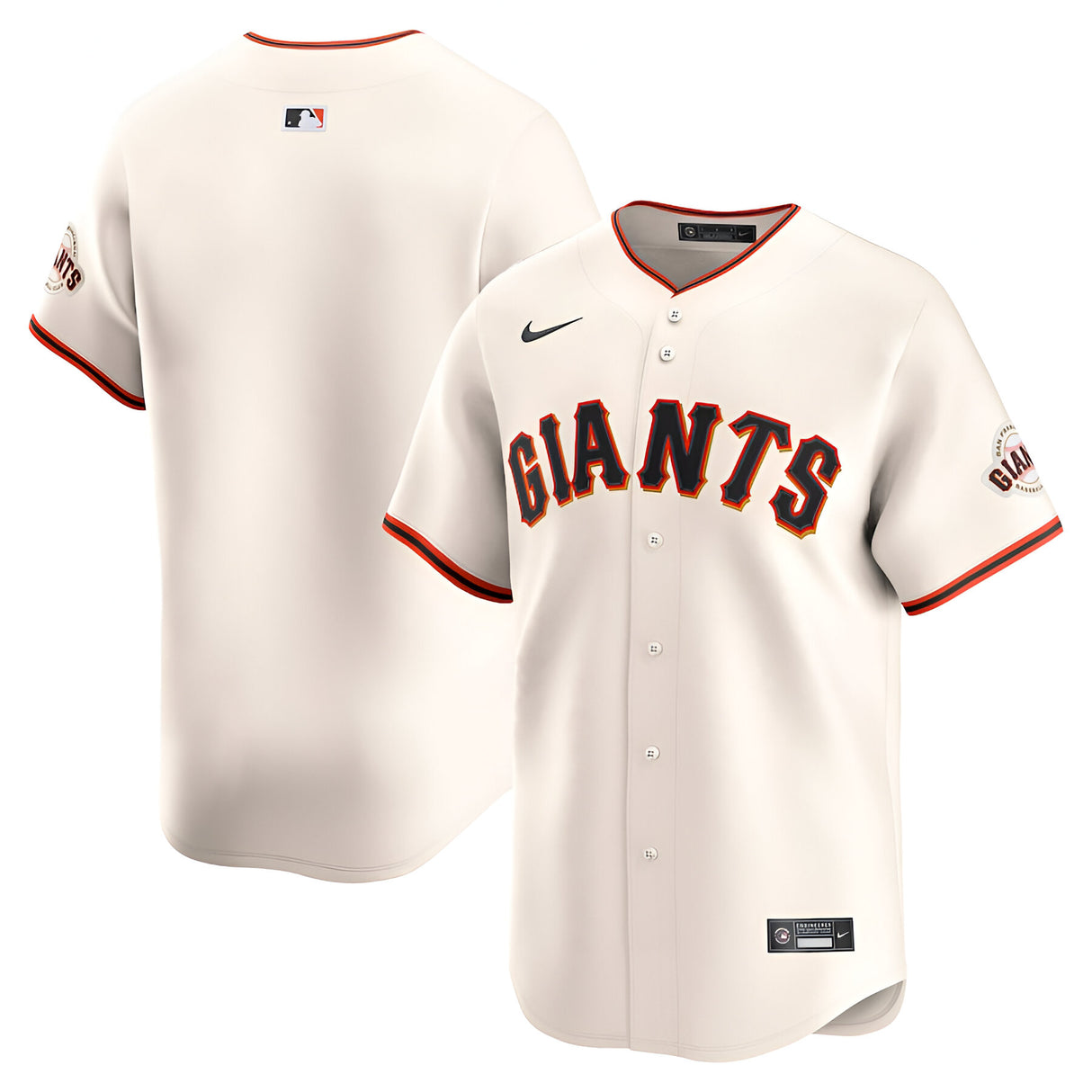 San Francisco Giants Nike Home Limited Cream Jersey