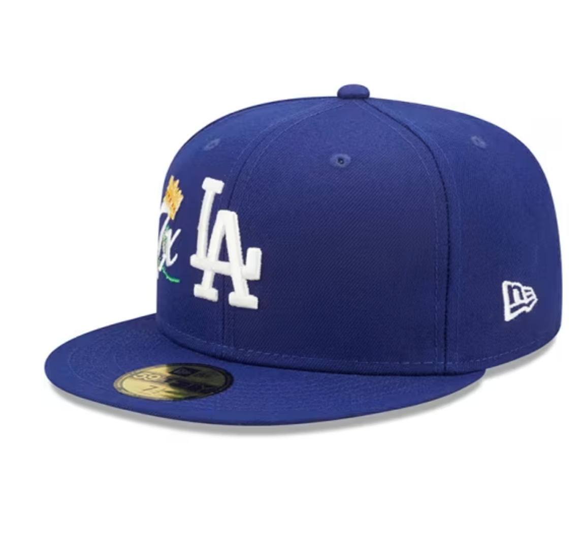 New Era Los Angeles Dodgers Mens Blue Crown Champs 59FIFTY Fitted