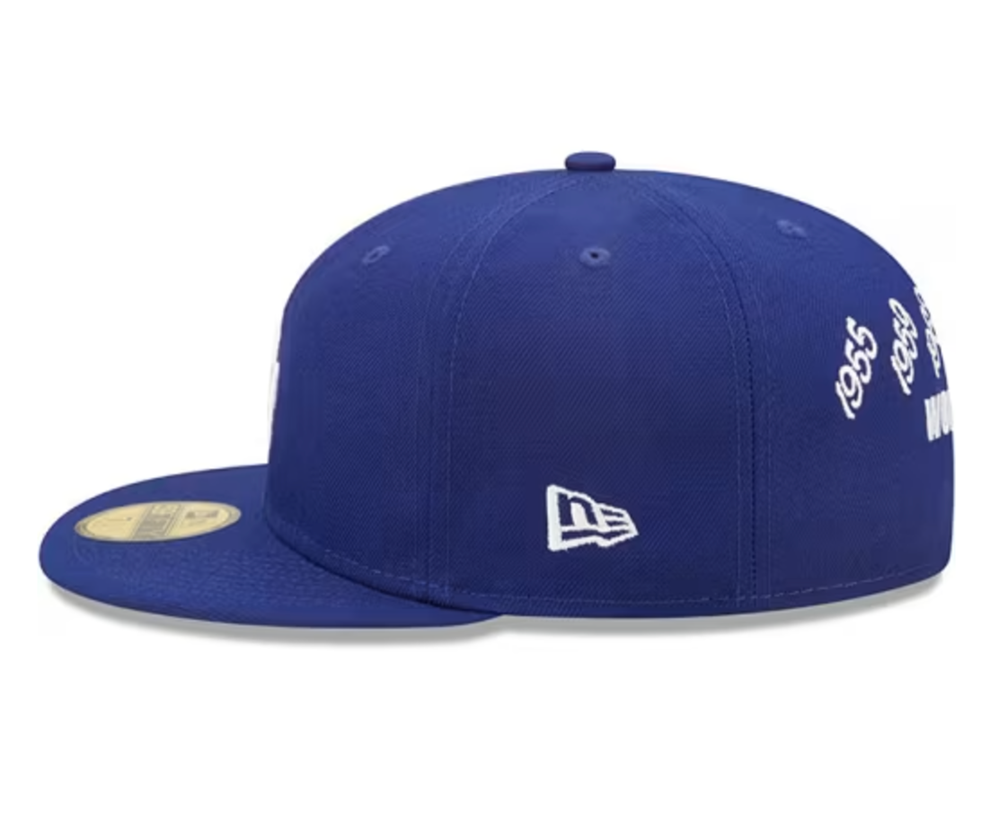 New Era Los Angeles Dodgers Mens Blue Crown Champs 59FIFTY Fitted