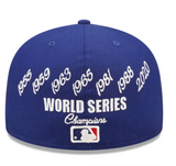 New Era Los Angeles Dodgers Mens Blue Crown Champs 59FIFTY Fitted