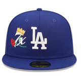 New Era Los Angeles Dodgers Mens Blue Crown Champs 59FIFTY Fitted