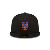 New York Mets Authentic Collection Alt Black 59FIFTY Fitted
